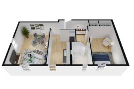 SPARLING APARTMENTS - 1 Bedroom (Layout F) Apartment for Rent