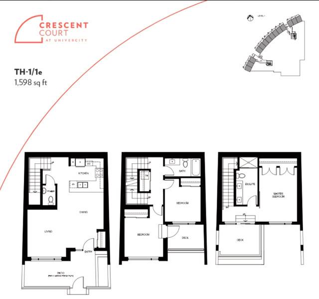 Offer: BRANDNEW 3BED 2.5BATH Townhouse // CRESCENT COURT (SFU)