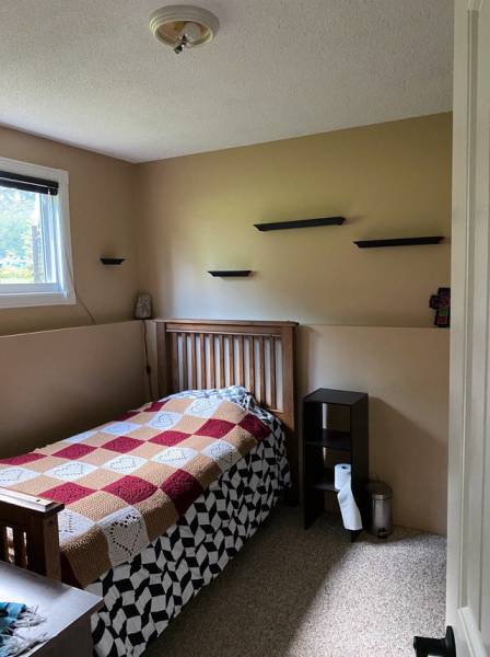 Room for rent in family home.